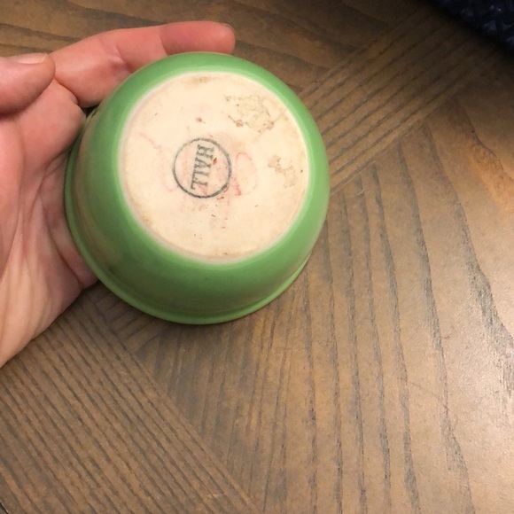 Vintage Hall pottery dish green made in USA - Picture 5 of 5